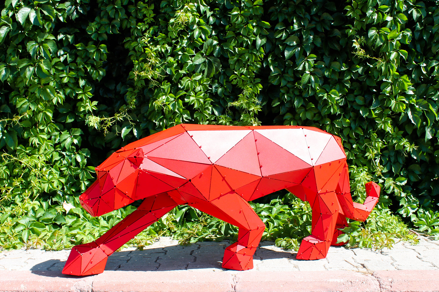 Panther v1 Metal Sculpture for Outdoor & Indoor & Garden