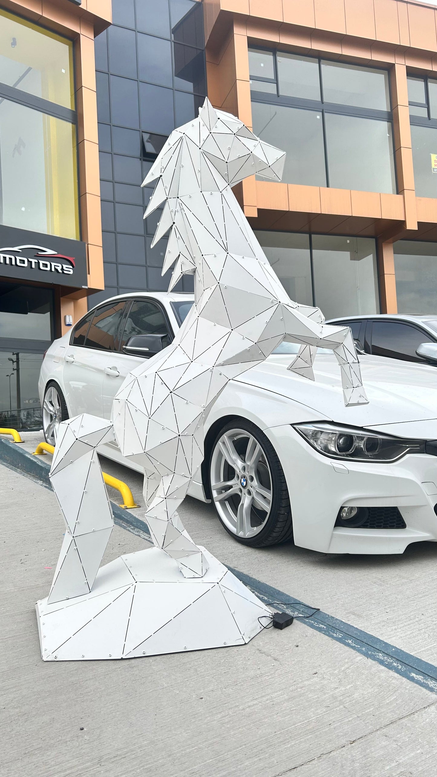 Rearing Horse Metal Sculpture for Outdoor & Indoor & Garden