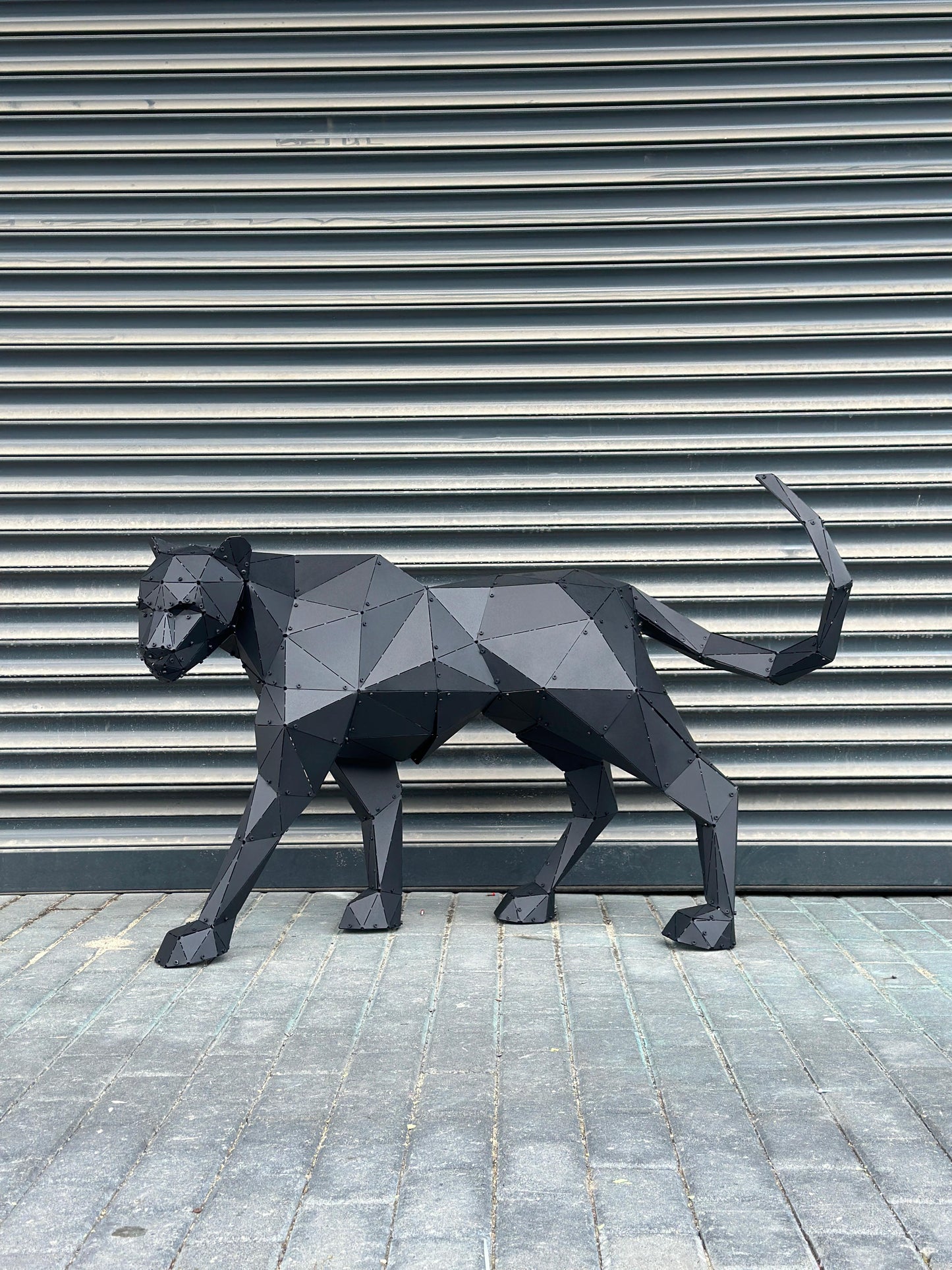 Panther v2 Metal Sculpture for Outdoor & Indoor & Garden