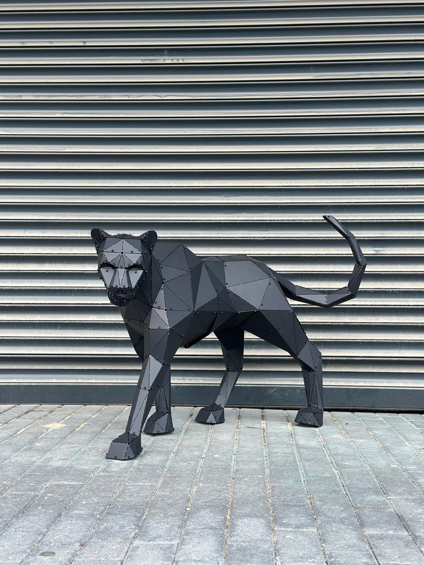 Panther v2 Metal Sculpture for Outdoor & Indoor & Garden