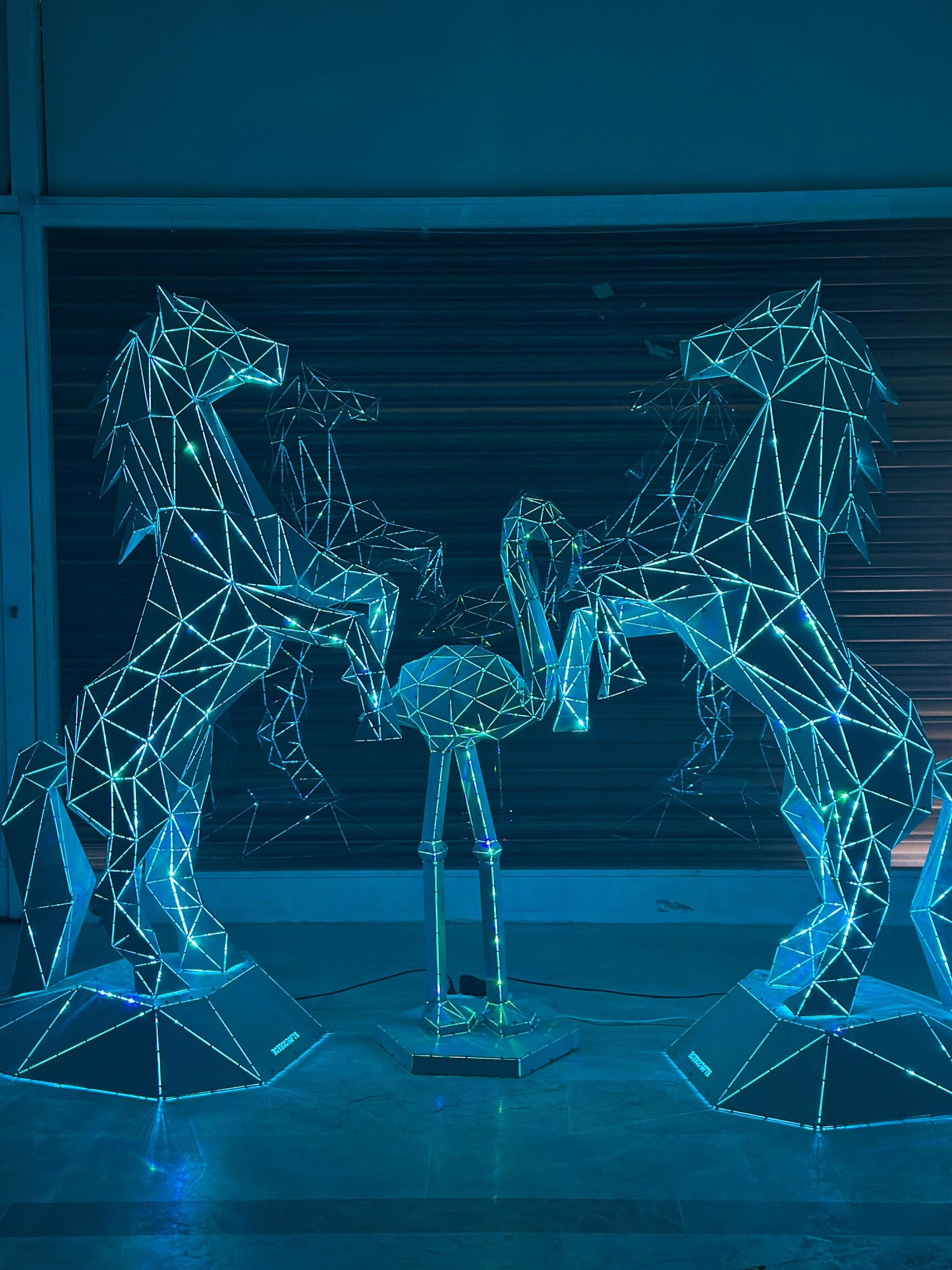 Rearing Horse Metal Sculpture for Outdoor & Indoor & Garden