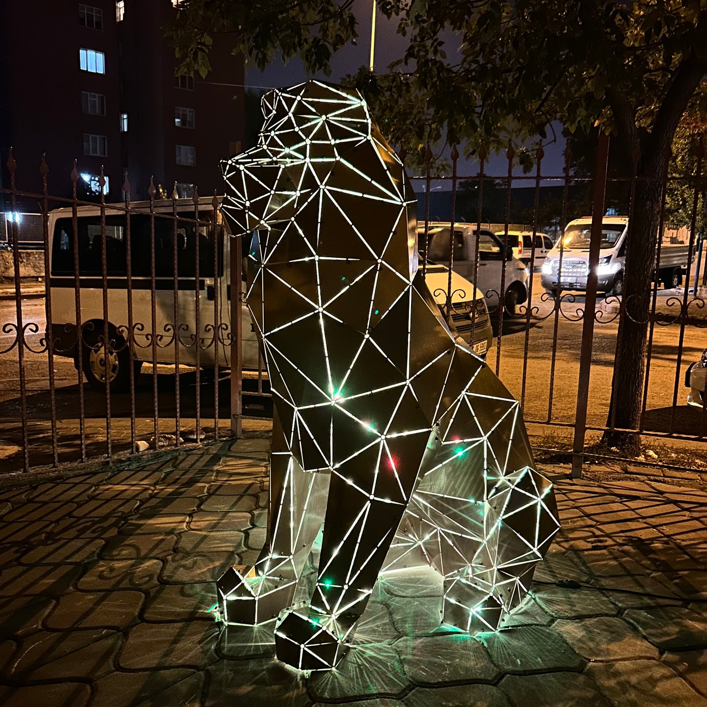 LION Metal Sculpture for Outdoor & Indoor & Garden