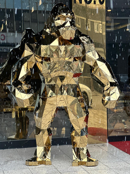 Titanium King Kong Sculpture — Limited Mirror Edition