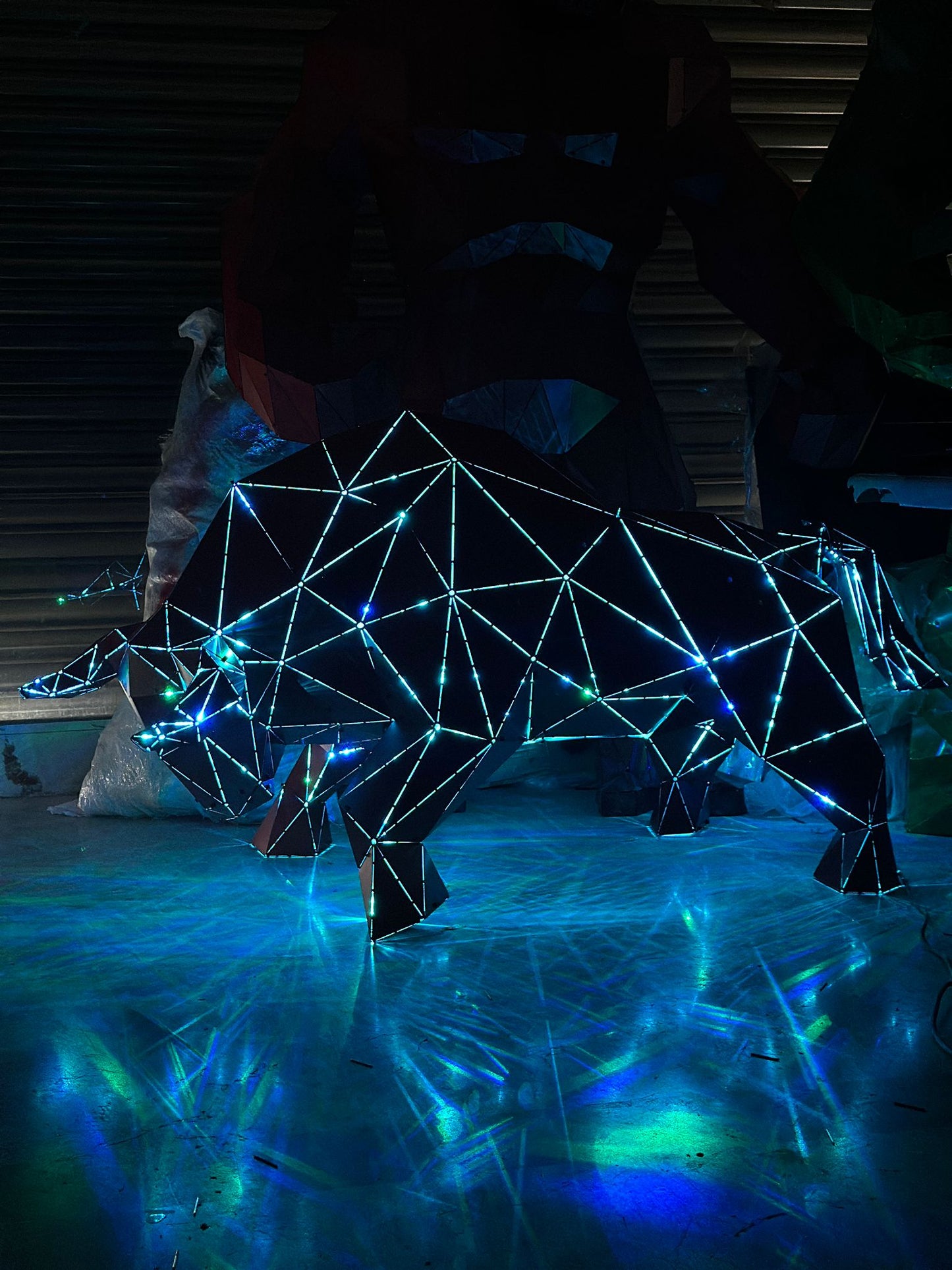 Bull v3 Sculpture for Outdoor & Indoor & Garden